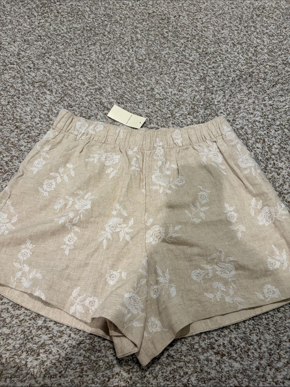 Abercrombie & Fitch Linen Shorts Large NWT
